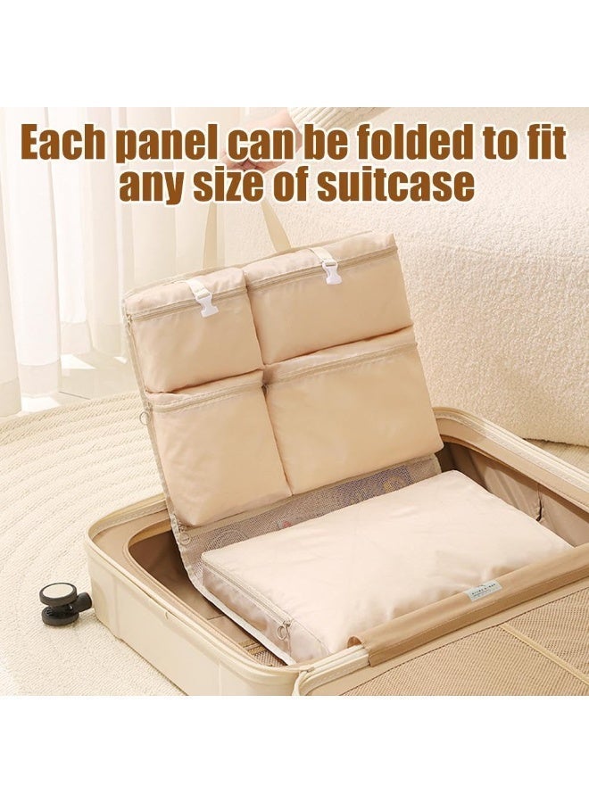 baytella 8-in-1 Hanging Travel Organizer Bag, Large Capacity Luggage & Packing Cube Set with Mesh and Zipper Compartments for Suitcase, Hotel and Car - Image 5